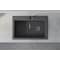 Ruvati 33"x22" Dual-Mnt Granite Composite Sgl Bowl Kitchen Sink, Urban Gray RVG1033GR - alternate 5